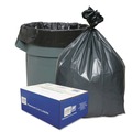 Low-Density Trash Bags | Platinum Plus 1507277 45 Gallon 1.55 mil 39 in. x 46 in. Can Liners - Gray (50/Carton) image number 2