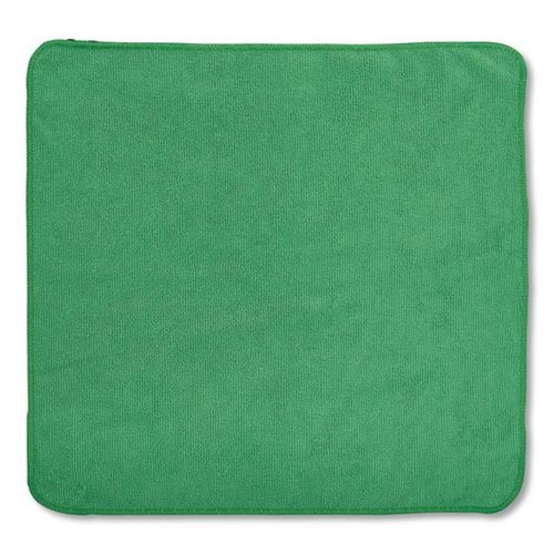 Cleaning Cloths & Wipes | Rubbermaid Commercial 1820582 16 in. x 16 in. Microfiber Cleaning Cloths - Green (24/Pack) image number 0