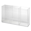 Glove Dispensers | Kantek AH135 10 in. x 4 in. x 16 in. Triple Glove Dispenser - Clear image number 3