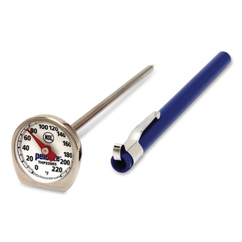 THERMOMETERS | Rubbermaid Commercial FGTHP220DS 0 degrees Fahrenheit to 220 degrees Fahrenheit Dishwasher-Safe Industrial-Grade Analog Pocket Thermometer