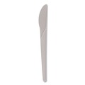 Disposable Knives | Eco-Products EP-S011-W Plantware 6 in. Knife Compostable Cutlery - White (1000/Carton) image number 0