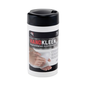  | Read Right RR1460 HandKleen 5.5 x 6.5 Cloth Premoistened Antibacterial Wipes - White Unscented