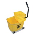 Buckets & Wringers | Impact 6Y/2635-3Y 12 oz. - 32 oz. Side-Press Squeeze Wringer/Plastic Bucket Combo - Yellow image number 1