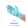 Janitorial Disposable & Single Use Gloves | Boardwalk 382SBXA 5 mil. Disposable Examination Nitrile Gloves - Small, Blue (100/Box) image number 8
