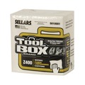 Cleaning Cloths & Wipes | Sellars 660708501003 1-Ply 11.87 x 13 Z400 Quarterfold Wipers - White (12/Carton) image number 3
