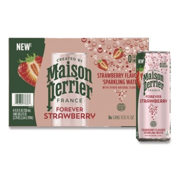 PRODUCTS | Nestle 12575227 11.15 oz Maison Perrier Sparkling Water - Strawberry (8/Box)