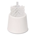 Toilet Brushes | Boardwalk 96302-BWK Caddy For Spiral Bowl Brush, White image number 2