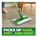 Floor Dusters & Accessories | Swiffer 80314634 10.3 in. x 7.8 in. Heavy-Duty Dry Refill Cloths - White (80/Carton) image number 4