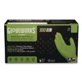 Food Service Disposable & Single Use Gloves | Ammex GWGN49100CT 8 mil Heavy-Duty Industrial Powder-Free Nitrile Gloves - 2X-Large, Green (1000/Carton) image number 0