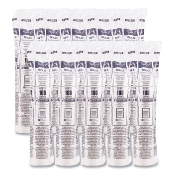 CUP LIDS | Dart 626TS PETE Flat Straw-Slot Lids for 16 - 24 oz. Cold Cups (1000/Carton)