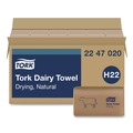 Cleaning Cloths & Wipes | Tork 2247020 Dairy Towel 1-Ply 9.12 x 10.25 Natural 250 Sheets/Pack 16 Packs/Carton image number 0