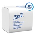Perforated Roll & Hand Towels | Scott 48280 2-Ply Septic-Safe Hygienic Bath Tissue - White (250/Pack 36 Packs/Carton) image number 2