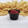 Cups | Dart P400BLK 4 oz. Polystyrene Portion Cups - Black (2500/Carton) image number 6
