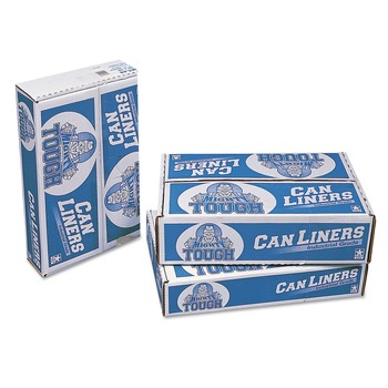 PRODUCTS | Pitt Plastics MT371XW 30 in. x 36 in. 30 gal. 0.75 mil. Linear Low Density Can Liners - White (200/Carton)