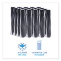 Cups | Boardwalk BWKPRTN2BL 2 oz. Polypropylene Souffle/Portion Cups - Black (2500/Carton) image number 4