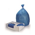 Waste Receptacles | Heritage A6043PX 30 in. x 43 in. 30 gallon 1.3 millimeter Biohazard Infectious Waste Flat Pack Healthcare Biohazard Printed Can Liners - Blue (200/Carton) image number 0