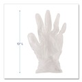 Food Service Disposable & Single Use Gloves | Boardwalk BWK365SCT 2.6 mil General Purpose Powder/Latex-Free Vinyl Gloves - Small/Clear (1000/Carton) image number 2