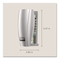 Air Freshener Dispensers | Rubbermaid Commercial 1793548 TC TCell 2.9 in. x 2.75 in. x 5.9 in. Odor Control Dispenser - Chrome image number 1