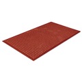 Floor Mats | Crown WS CT35TC Safewalk-Light 36 in. x 60 in. Rubber Heavy-Duty Anti-Fatigue Mat - Terra Cotta image number 1