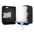 Towel Dispensers | Georgia Pacific Professional 58204B SofPull 9.63 in. x 8.88 in. x 10.94 in. CenterPull Hand Towel Dispenser - Black image number 2