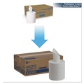 Perforated Roll & Hand Towels | Georgia Pacific Professional 44000 Pacific Blue 8.25 in. x 12 in. 2-Ply Select Center-Pull Perf Wipers - White (520/Roll, 6-Rolls/Carton) image number 4