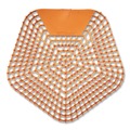 Toilet & Urinal Deodorizers | Boardwalk WCBX-P-010I010I-04-AAS80- 0.11 oz Anti-Splash Urinal Screen - Mango Mist Scent/Orange (10/Carton) image number 0