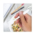 Disposable Forks | SOLO HSWF-0007 Impress Heavyweight Full-Length Polystyrene Plastic Cutlery Fork - White (1000/Carton) image number 3