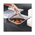 Steam Table Parts | Boardwalk BWKLIDSTEAMHF 10.5 in. x 12.81 in. x 0.63 in. Aluminum Steam Table Pan Lids (100/Carton) image number 5