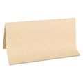 Perforated Roll & Hand Towels | GEN G1507 9 in. x 9.45 in. Singlefold Paper Towels - Natural (250/Pack, 16 Packs/Carton) image number 1