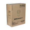 Food Containers & Lids | Pactiv Corp. YL2524 Newspring DELItainer 4.55 x 4.55 x 4.35 24 oz Plastic Microwavable Container - Clear (240/Carton) image number 3
