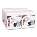 Perforated Roll & Hand Towels | WypAll 41026 12.5 in. x 12 in. 1/4 Fold Power Clean X80 Heavy Duty Cloths - White (200/Carton) image number 0