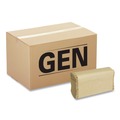 Perforated Roll & Hand Towels | GEN G1508 9 in. x 9.45 in. Multifold Paper Towels - Natural (4000/Carton) image number 0