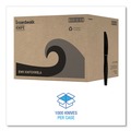 Disposable Knives | Boardwalk BWKKNIFEHWBLA Heavyweight Polystyrene Knife Cutlery - Black (1000/Carton) image number 3