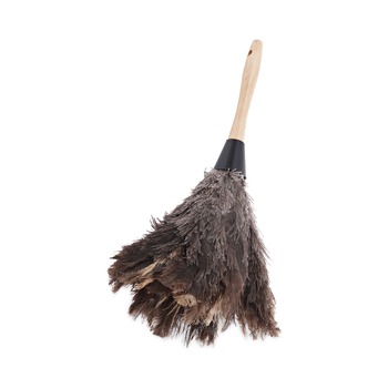 Boardwalk BWK14FD 6 in. Wood Handle Professional Ostrich Feather Duster