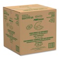 Food Containers & Lids | Dart 90HTPF3R 9 in. x 9.4 in. x 3 in. 3-Compartment Performer Perforated Foam Hinged Lid Container - White (200/Carton) image number 0