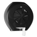 Toilet Tissue Dispensers | Tork 565828 14.12 x 6.31 x 14.56 3 Roll Bath Tissue Roll Dispenser for OptiCore - Black (1/Carton) image number 1