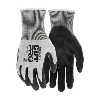 GLOVES AND GLOVE ACCESSORIES | MCR Safety 92754BPM Cut Pro 92754BP Gloves - Medium Black/Gray (1-Dozen)