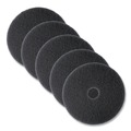 Floor Pads-Stripping | 3M 7300-17 17 in. Diameter Low-Speed High Productivity Floor Pads 7300 - Black (5/Carton) image number 0