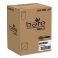 Cups | SOLO R53BB-JD110 Bare 5 oz. Compostable Paper Cold Cups - White (3000/Carton) image number 4