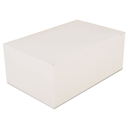 Food Containers & Lids | SCT SCH 2717 7 in. x 4.5 in. x 2.75 in. Paper Carryout Boxes - White (500/Carton) image number 0