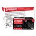 Food Service Disposable & Single Use Gloves | Ammex GWBN48100 6 mil Heavy-Duty Industrial Powder-Free Nitrile Gloves - X-Large, Black (1000/Carton) image number 6