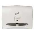 Toilet Seat Cover Dispensers | Scott 09505 17.5 in. x 2.25 in. x 13.25 in. Personal Seat Cover Dispenser - White image number 0