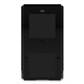 Soap Dispensers | SC Johnson TPB1LDS 4.92 in. x 4.5 in. x 9.25 in. 1 L Transparent Manual Dispenser - Black/Chrome (15/Carton) image number 3