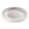 Plates | WNA RSCW101212 10.25 in. Diameter Classicware Plastic Dinnerware Plates - Clear (12/Pack) image number 2