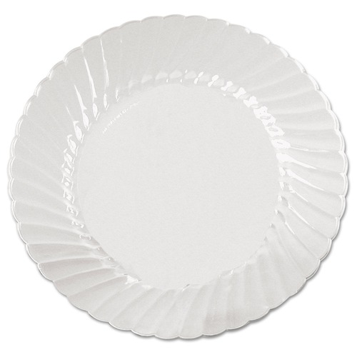 Plates | WNA WNA CW6180 6 in. Diameter Plastic Classic ware Plates - Clear (180/Carton) image number 0