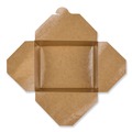 Food Containers & Lids | GEN KS10124 Reclosable 48 oz. Paper Take-Out Box - Kraft (300/Carton) image number 2
