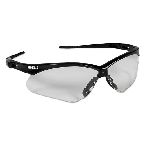 Safety Glasses | Ansell 3000354 Nemesis Safety Glasses - Black Frame/Clear Lens image number 0
