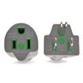 Janitorial Extension Cords | Tripp Lite P024-015-GY-HG Hospital-Grade Extension Cord 15 ft 15 A Gray image number 2