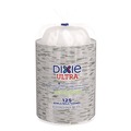 Bowls | Dixie SX20PATH Pathways Heavyweight 20 oz. Paper Bowls - Green/Burgundy (500/Carton) image number 1