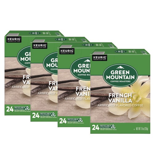 Coffee - Caffeinated | Green Mountain Coffee 5000330112 Coffee K-Cup Pods - French Vanilla (96/Carton) image number 0